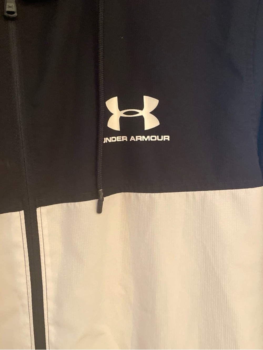 Under Armour Black and White Lightweight Shirt Jacket